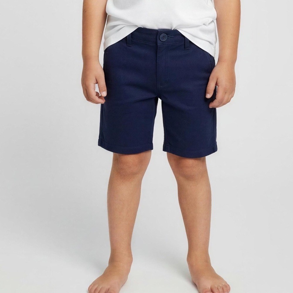 Gap Kids Boys Navy Blue Uniform Chino Shorts Slim Fit Size 10 Slim NWT